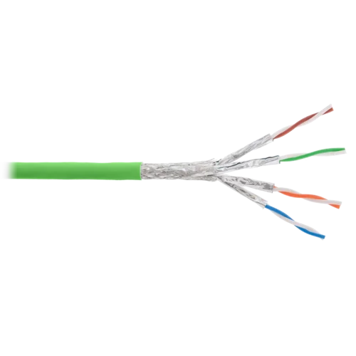 Кабель NIKOLAN S/FTP 4 пары, Кат.7 (Класс F), тест по ISO/IEC, 600МГц, одножильный, BC (чистая медь), 23AWG (0,56мм), внутренний, LSZH нг(А)-HFLTx, са Кабель NIKOLAN S/FTP 4 пары, Кат.7 (Класс F), тест по ISO/IEC, 600МГц, одножильный, BC (чистая медь), 23AWG (0,56мм), внутренний, LSZH нг(А)-HFLTx, са
